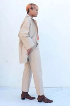 Caron CallahanInness Jacket - Khaki Twill -ULLA JOHNSON Clothing Shop Caron Callahan Inness Jacket Khaki Twill 20230916010403 2