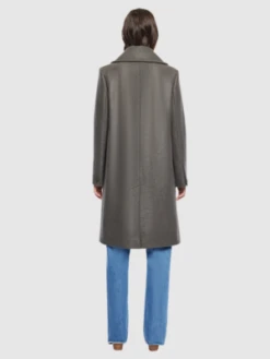 HisoCashmere Blend Coat - Taupe -ULLA JOHNSON Clothing Shop Cashmere Blend Coat in Taupe 20230923000833