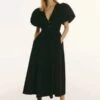 Le Petit TrouCharlie Dress - Black 1 Le Petit TrouCharlie Dress - Black -ULLA JOHNSON Clothing Shop Charlie Dress Black 20231004221257