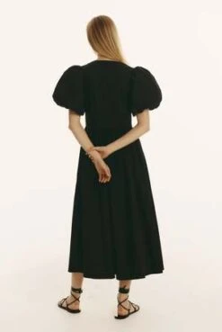 Le Petit TrouCharlie Dress - Black -ULLA JOHNSON Clothing Shop Charlie Dress Black 20231004221258 1