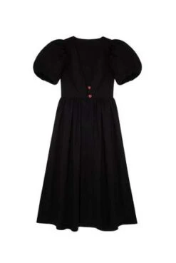Le Petit TrouCharlie Dress - Black -ULLA JOHNSON Clothing Shop Charlie Dress Black 20231004221258 2