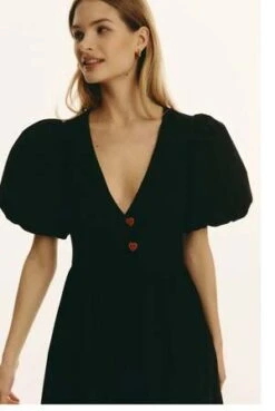 Le Petit TrouCharlie Dress - Black -ULLA JOHNSON Clothing Shop Charlie Dress Black 20231004221258