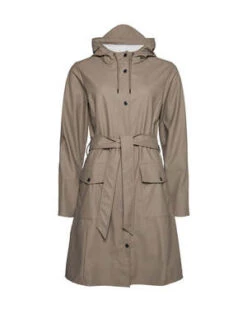 RainsChubasquero Curve W Jacket - Taupe