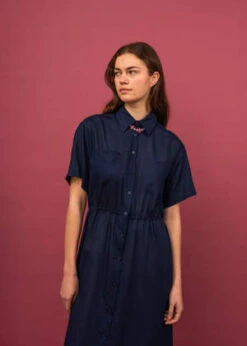 Penny SageCoastal Shirt Dress - Biro Blue -ULLA JOHNSON Clothing Shop Coastal Shirt Dress Biro Blue 20230920002857 1