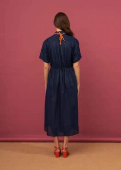 Penny SageCoastal Shirt Dress - Biro Blue -ULLA JOHNSON Clothing Shop Coastal Shirt Dress Biro Blue 20230920002858 1