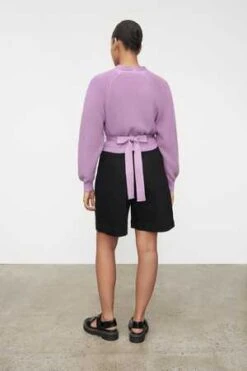 KowtowComposure Cardigan - Orchid 13 KowtowComposure Cardigan - Orchid -ULLA JOHNSON Clothing Shop Composure Cardigan 20231031224655
