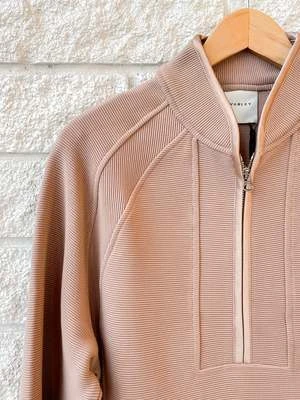 VarleyCortina Half Zip Sweat - Portabella 5 VarleyCortina Half Zip Sweat - Portabella - Image 3