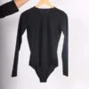 Maison MargielaCrewneck Bodysuit - Black -ULLA JOHNSON Clothing Shop Crewneck Bodysuit in Black by MM6 Maison Margiela 20231101193538