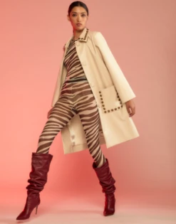 CYNTHIA ROWLEYStudded Vegan Leather Coat -ULLA JOHNSON Clothing Shop Cynthia Rowley Studded Vegan Leather Coat 20231013183403 1