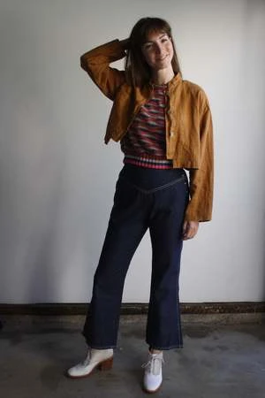 VintageDay Space Night Notch Jacket - Camel 5 VintageDay Space Night Notch Jacket - Camel - Image 3