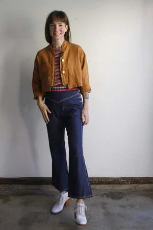 VintageDay Space Night Notch Jacket - Camel 4 VintageDay Space Night Notch Jacket - Camel - Image 2