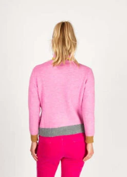 Dr. Bloom BarcelonaDr. Bloom Prince Turtleneck Sweater - Pink 11 Dr. Bloom BarcelonaDr. Bloom Prince Turtleneck Sweater - Pink -ULLA JOHNSON Clothing Shop Dr Bloom Pink Prince Turtleneck Sweater 20231008161412 2