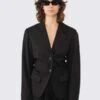RemainDrapy Suiting Blazer -ULLA JOHNSON Clothing Shop Drapy Suiting Blazer 20231016144911