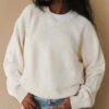 DunstMERINO WOOL V NECK SWEATER - Cream -ULLA JOHNSON Clothing Shop Dunst MERINO WOOL V NECK SWEATER Cream 20231028091648