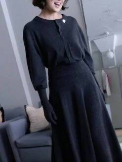 Extreme CashmereN280 BI SWEATER - Shadow