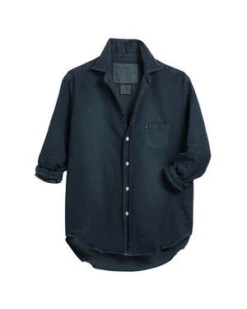 Frank & EileenEileen Button Up - Overdyed Indigo
