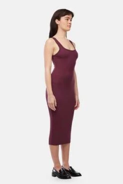LACAUSA ClothingEliah Dress - Eggplant -ULLA JOHNSON Clothing Shop Eliah Dress 20221101191311 1