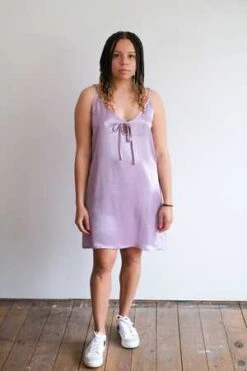 Eliza FaulknerDrew Slip Dress - Purple