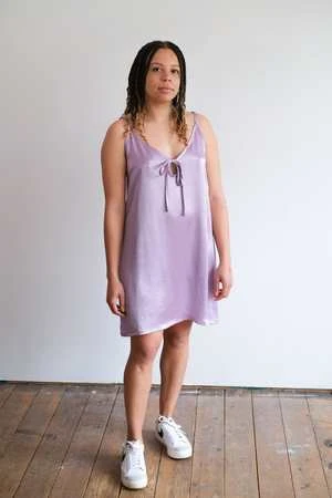 Eliza FaulknerDrew Slip Dress - Purple 5 Eliza FaulknerDrew Slip Dress - Purple - Image 3