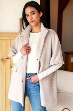 Mabel And MossEmerson Fry Layering Jacket - Sand Wool Mohair 14 Mabel And MossEmerson Fry Layering Jacket - Sand Wool Mohair -ULLA JOHNSON Clothing Shop Emerson Fry Layering Jacket in Sand Wool Mohair 20231027165840 1