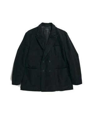 Engineered GarmentsCotton Moleskin DB Jacket - Black 3 Engineered GarmentsCotton Moleskin DB Jacket - Black