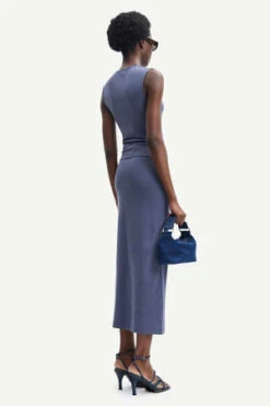 SAMSØE SAMSØE Samsøe & SamsøeEva Dress - Blue -ULLA JOHNSON Clothing Shop Eva Dress 20230608224329 1
