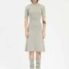 Hyein SeoFOG GREEN DRESS W/ KNEE SOCKS - Grey -ULLA JOHNSON Clothing Shop FOG GREEN DRESS w KNEE SOCKS 20231023034658