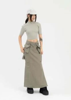 Hyein SeoFOG GREEN KNITTED CROP TOP - Grey -ULLA JOHNSON Clothing Shop FOG GREEN KNITTED CROP TOP 20231023034703