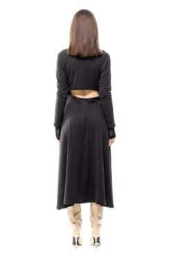 Toit VolantFRANKY DRESS - VINTAGE CHARCOAL -ULLA JOHNSON Clothing Shop FRANKY DRESS 20231012061334 3