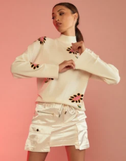 CYNTHIA ROWLEYFlor Cashmere Sweater - White Multi 11 CYNTHIA ROWLEYFlor Cashmere Sweater - White Multi -ULLA JOHNSON Clothing Shop Flor Cashmere Sweater 20231101164257