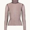 THE GREAT EROSFonda Turtleneck - Pistachio/Vino 2 THE GREAT EROSFonda Turtleneck - Pistachio/Vino -ULLA JOHNSON Clothing Shop Fonda Turtleneck Pistachio Vino 20231009004032