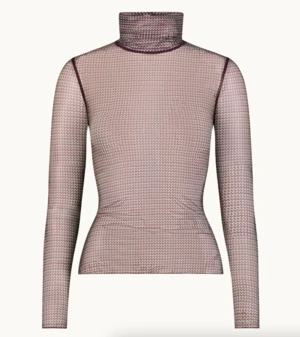 THE GREAT EROSFonda Turtleneck - Pistachio/Vino 3 THE GREAT EROSFonda Turtleneck - Pistachio/Vino