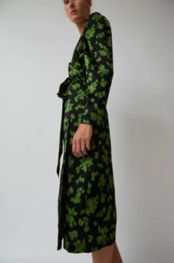 No.6Franca Dress - Grass Vineyard -ULLA JOHNSON Clothing Shop Franca Dress Grass Vineyard 20231016224253