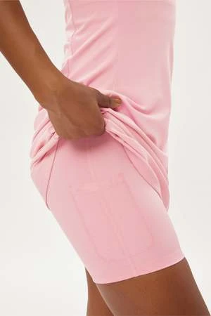 Girlfriend CollectiveCandy Tommy Dress - Pink 9 Girlfriend CollectiveCandy Tommy Dress - Pink - Image 7