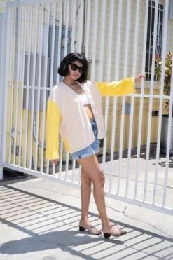 Grön KulleLu Jacket - Lemon Biscuit -ULLA JOHNSON Clothing Shop Gr n Kulle Lu Jacket Lemon Biscuit 20210513183314