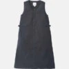 GramicciCanvas Mid-length Dress - Dusty Black -ULLA JOHNSON Clothing Shop Gramicci CANVAS MID LENGTH DRESS DUSTY BLACK 20230929065107