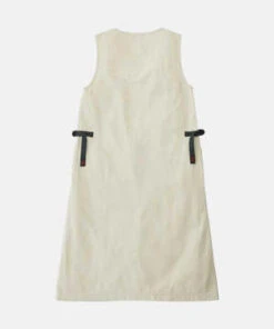 GramicciCanvas Mid-length Dress - Dusty Black -ULLA JOHNSON Clothing Shop Gramicci CANVAS MID LENGTH DRESS DUSTY BLACK 20230929065107 2