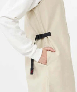 GramicciCanvas Mid-length Dress - Dusty Black -ULLA JOHNSON Clothing Shop Gramicci CANVAS MID LENGTH DRESS DUSTY BLACK 20230929065108