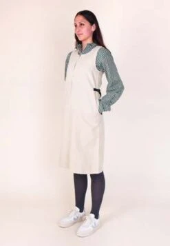 GramicciCanvas Mid-Length Dress - Dusty Greige 8 GramicciCanvas Mid-Length Dress - Dusty Greige -ULLA JOHNSON Clothing Shop Gramicci Canvas Mid Length Dress Dusty Greige 20230919133748 1