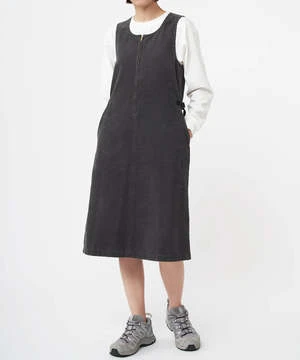 GramicciWAFFLE CORD MID-LENGTH DRESS - FOGGY PINE DYE 2 GramicciWAFFLE CORD MID-LENGTH DRESS - FOGGY PINE DYE