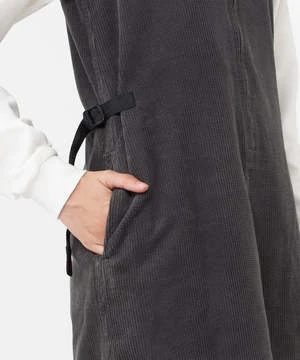 GramicciWAFFLE CORD MID-LENGTH DRESS - FOGGY PINE DYE 4 GramicciWAFFLE CORD MID-LENGTH DRESS - FOGGY PINE DYE - Image 3