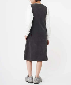 GramicciWAFFLE CORD MID-LENGTH DRESS - FOGGY PINE DYE 3 GramicciWAFFLE CORD MID-LENGTH DRESS - FOGGY PINE DYE - Image 2