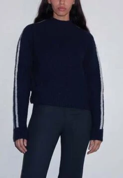 Paloma WoolGrand Slam Knit - Navy 12 Paloma WoolGrand Slam Knit - Navy -ULLA JOHNSON Clothing Shop Grand Slam Knit Navy 20231031150209 2