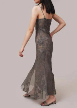 Paloma WoolMaddox Dress - Grey 7 Paloma WoolMaddox Dress - Grey -ULLA JOHNSON Clothing Shop Grey Maddox Dress 20231026092827 1