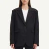 SAMSØE SAMSØE Samsøe & SamsøeHaven Oversized Blazer - Black -ULLA JOHNSON Clothing Shop HAVEN Oversized Blazer Black 20230912004426