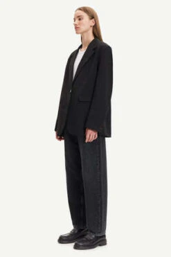 SAMSØE SAMSØE Samsøe & SamsøeHaven Oversized Blazer - Black -ULLA JOHNSON Clothing Shop HAVEN Oversized Blazer Black 20230912004427 1