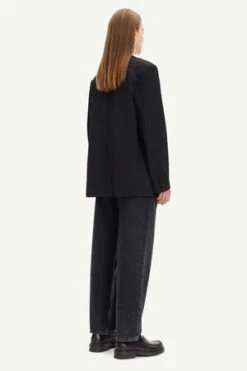 SAMSØE SAMSØE Samsøe & SamsøeHaven Oversized Blazer - Black -ULLA JOHNSON Clothing Shop HAVEN Oversized Blazer Black 20230912004427 2