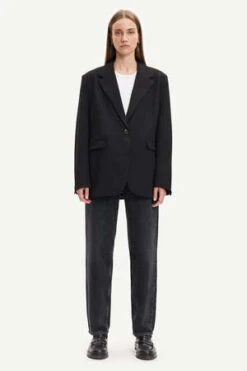 SAMSØE SAMSØE Samsøe & SamsøeHaven Oversized Blazer - Black -ULLA JOHNSON Clothing Shop HAVEN Oversized Blazer Black 20230912004427 3