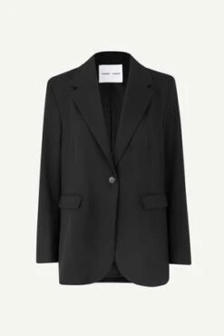 SAMSØE SAMSØE Samsøe & SamsøeHaven Oversized Blazer - Black -ULLA JOHNSON Clothing Shop HAVEN Oversized Blazer Black 20230912004427 4