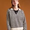 Hansel From BaselYves Pullover - Stripe 1 Hansel From BaselYves Pullover - Stripe -ULLA JOHNSON Clothing Shop Hansel from Basel Yves Pullover in Stripe 20231027222006
